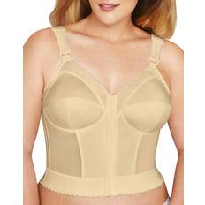 White - Women Clothing Exquisite Fully Front Close Longline Posture Bra 5107530