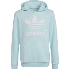 Adidas Junior Trefoil Hoodie - Almost Blue/White (HS8867)