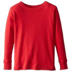 Leveret Long Sleeve Classic Color Cotton Shirts - Red (29029204885578)