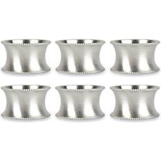 Napkin Rings Design Imports Zingz & Thingz Beaded Silver Napkin Ring