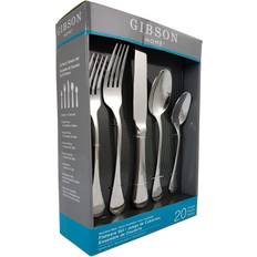 Cutlery Sets Gibson Home Classic Manchester 20-Piece Flatware Set Cutlery Set 4