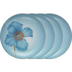 Noritake Colorwave Ice Blue Poppy Dessert Plate 8.25" 4