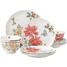 Lenox Butterfly Meadow Holiday Dinner Set 12