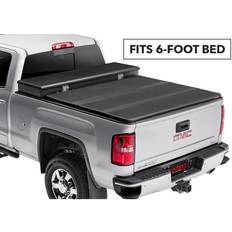Truck bed tool box Extang Solid Fold 2.0 Tool Box Hard Folding Tonneau Cover 84450