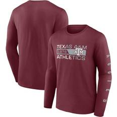 Fanatics Texas A&M Aggies Broad Jump 2-Hit Long Sleeve T-Shirt