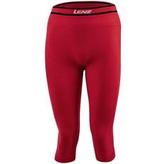 Red Base Layer Pants Lenz 6.0 Merino 3/4 Functional Pants, red, S, red