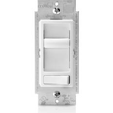Electrical Outlets & Switches Leviton 6674-P0W Dimmer, Sureslide, CFL/LED/Incandescent, 150/600W, White