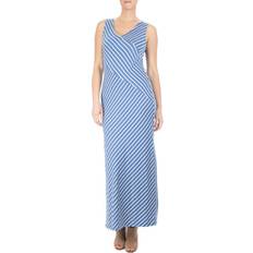 Nina Leonard Women's Striped Maxi Dress, Small