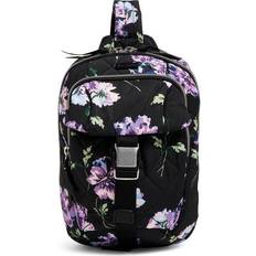 Vera Bradley Iconic Campus Backpack: Plum Pansies