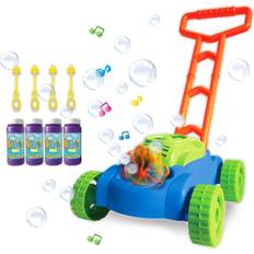 ToyVelt Bubble Lawn Mower for Kids Automatic Bubble Machine with Music Sounds Best Toys for Toddlers Plus 4 x Bottlesâ¦ outofstock