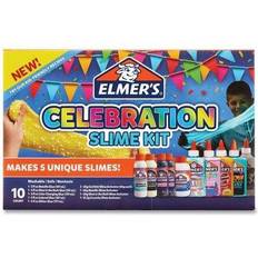 Elmer's Gue Pre-Made Slime, Blue Clear Slime, Includes 4 Sets of Unique  Mix-Ins, 1.5-lb Bucket 