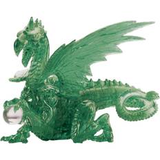 Bepuzzled 3D Crystal Puzzle Dragon (Green) 56 Pcs