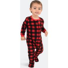 Leveret Toddler Unisex Moose Footie Fleece Pajamas