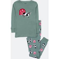 Leveret Kids Cow 2pc. Pajama Set