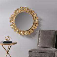 Mirrors Martha Stewart Eden Gold Foil Ginkgo Gold Medium (15''-32'' high) Mirror