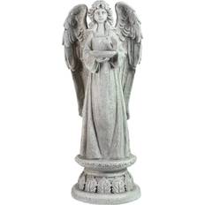 Interior Details Northlight Cherub Angel With Statue In Grey grey