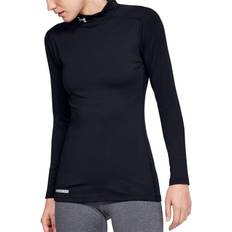 White - Women Base Layer Tops Under Armour Women's ColdGear Fitted Mock-white-2xl