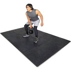 ProsourceFit Rubber Top Exercise Puzzle Mat 1/2-in 48sqft one size