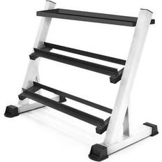 Fitness Marcy 3 Tier Metal Steel Home Workout Gym Dumbbell Weight Rack Storage Stand