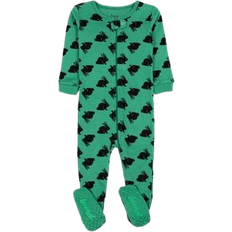 Leveret Baby Footed Bunny Pajamas - Green