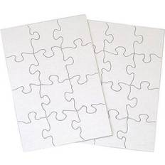 5.5 x 8 in. Blank Puzzle, White - 12 Piece - 12 Per Pack