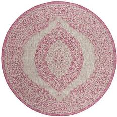 Safavieh Courtyard Collection Gray, Pink 63x63"