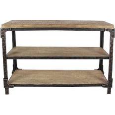 Olivia & May Rustic 3 Tier Console Table 19x48"