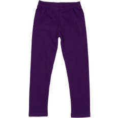 Leveret Cotton Boho Solid Color Spandex Leggings - Dark Purple (32455541489738)