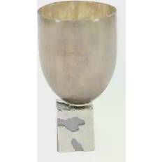 Litton Lane Cup Shaped Hurricane Candle Holder 17"