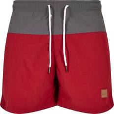 Grau - Herren Bademode Urban Classics Block Swimming Shorts