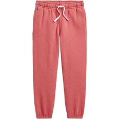 Ralph Lauren Girl's Magic Fleece Cotton-Jersey Joggers - Coral Red