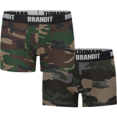 Camouflage Unterhosen Brandit Boxer Underkläder Camo-Brun