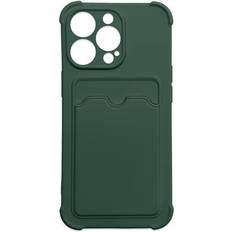 Oransje Lommeboketuier Armor Card Holder Cover for iPhone 13 mini