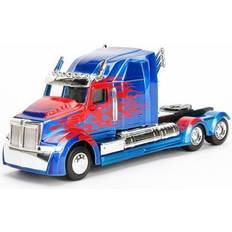 Transformers Toy Cars Jada Transformers The Last Knight 1:32 Scale Optimus Prime Diecast Truck