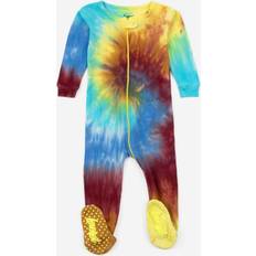 Leveret Toddler Girl Tie-Dye Swirl Footie Pajamas