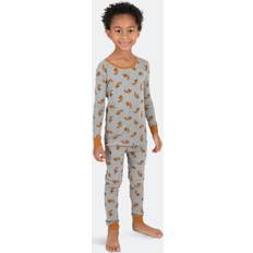 Pajamases Children's Clothing Leveret Kids Bison 2pc. Flannel Pajama Set