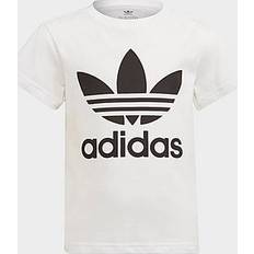 Adidas Kid's Adicolor Trefoil Tee - White/Black (H25246)