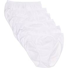 Hanes White Panties Hanes 43H6Cc Ultimate Cotton P6 HiCutWhite/White/White/White/Wh/Wh8