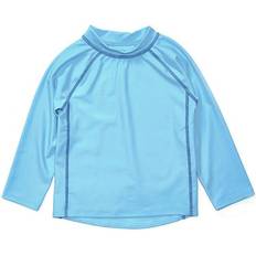 Leveret Long Sleeve Rash Guard Swim Shirt - Light Blue
