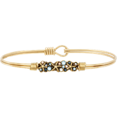 Luca + Danni Starfish Medley Bangle Bracelet - Gold/Multicolour