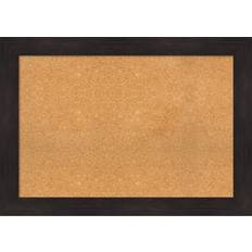 Amanti Art Furniture Espresso Bulletin Memo Notice Board 30x22"