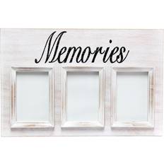 Elegant Designs 3 Picture Frame Collage Memories 4x6 Photo Frame