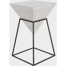 Ridge Road Décor Geometric Pyramid Small Table 14x14"