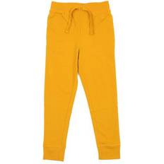 Leveret Kid's Solid Color Classic Drawstring Pants - Yellow (32455522582602)