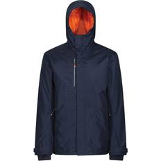 Regatta Mens Thermogen Heated Waterproof Jacket (Navy/Magma Orange)