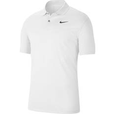 Nike Hvite Pikéskjorter Nike Mens Victory Polo Shirt (White)