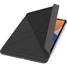 Tablet Covers Moshi VersaCover Compatible with 10.9" iPad Air 4 Case/iPad Pro 11 Case (1st/2nd) 3-Viewing Angles, Auto Sleep/Wake, Support Apple Pencil Charging, Charcoal Black