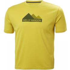 Gule - Herre T-skjorter & Singleter Helly Hansen Tech Graphic Short Sleeve T-shirt