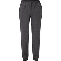 Fruit of the Loom Mens Classic 80/20 Elasticated Sweatpants (Dark Heather Grey)