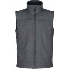 Regatta Mens Flux Marl Softshell Body Warmer (Grey Marl)